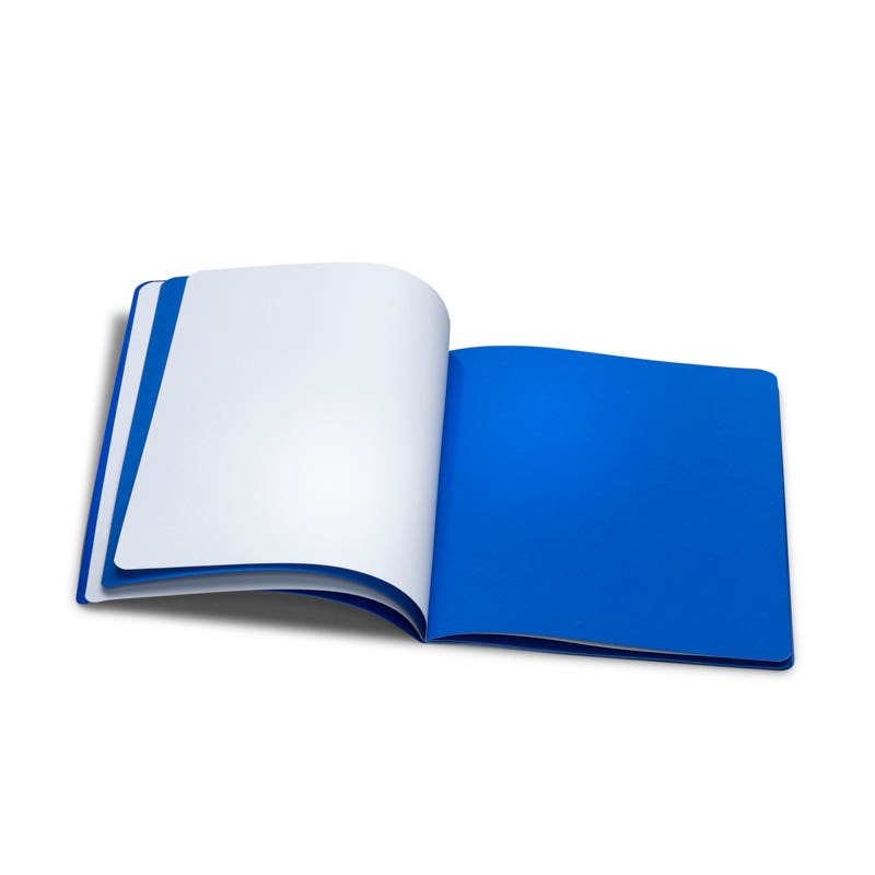 Astronomy Main Lesson Books 9.45"x12.6" - staple - portrait - pack of 10 - Blue image
