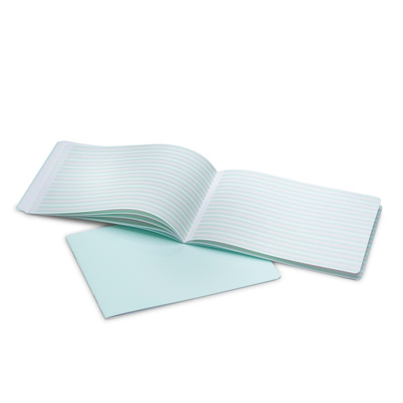 Handwriting Practice Books - 6-6-6 lines - staple - landscape - pack of 10 - Mint Green image
