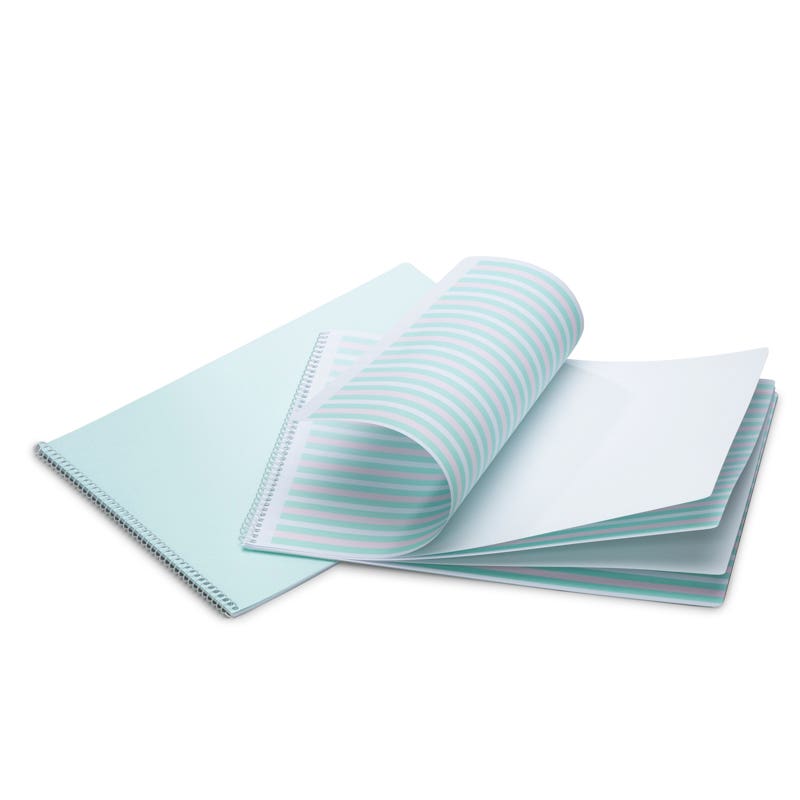 Handwriting Practice Books - 6-6-6 lines - spiral - pack of 10 - Mint Green image