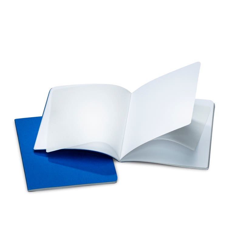 Journals 6.3"x8.3" - portrait - w/onion skin - pack of 10 - Blue image