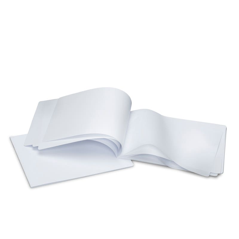 Classic Main Lesson Book 12.6"x9.45" - staple - landscape - w/onion skin - pack of 10 - White image