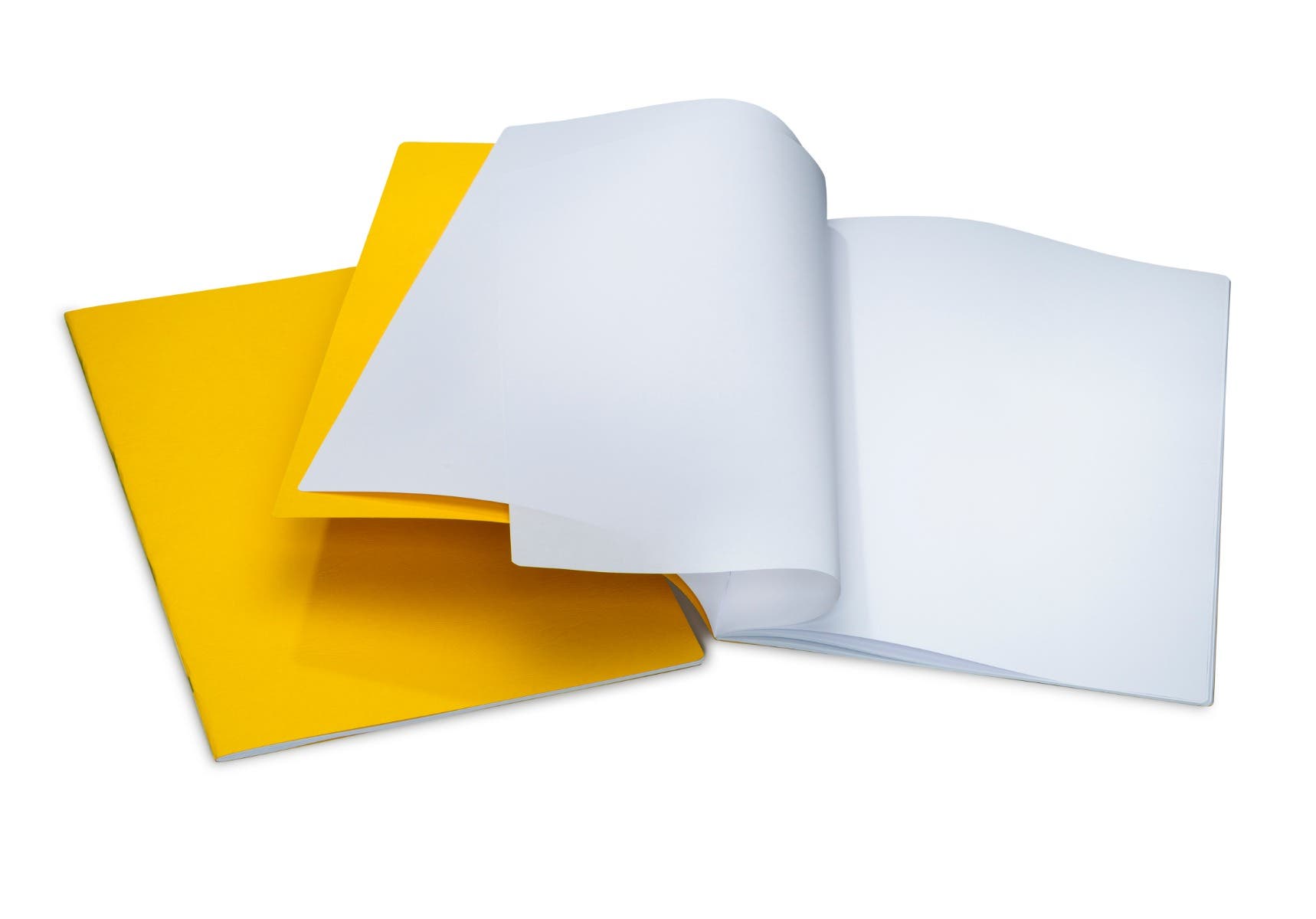 Classic Main Lesson Book 9.45"x12.6" - staple - portrait - pack of 10 - Yellow image