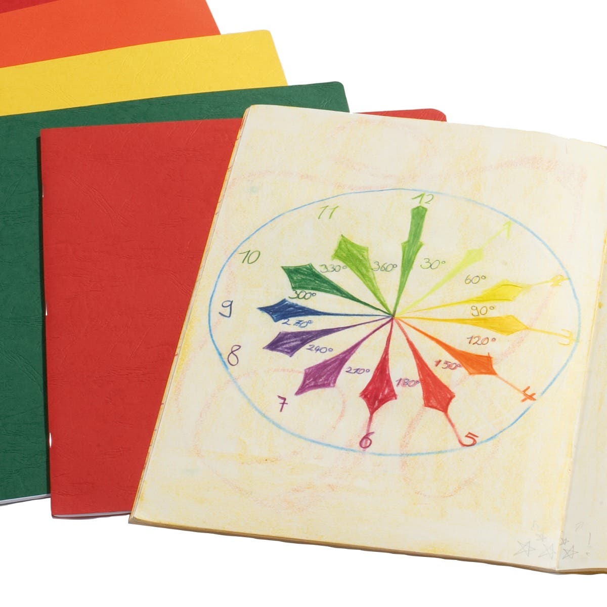 Large Main Lesson Books 12.6"x15" - staple - portrait - pack of 10 - Purple image