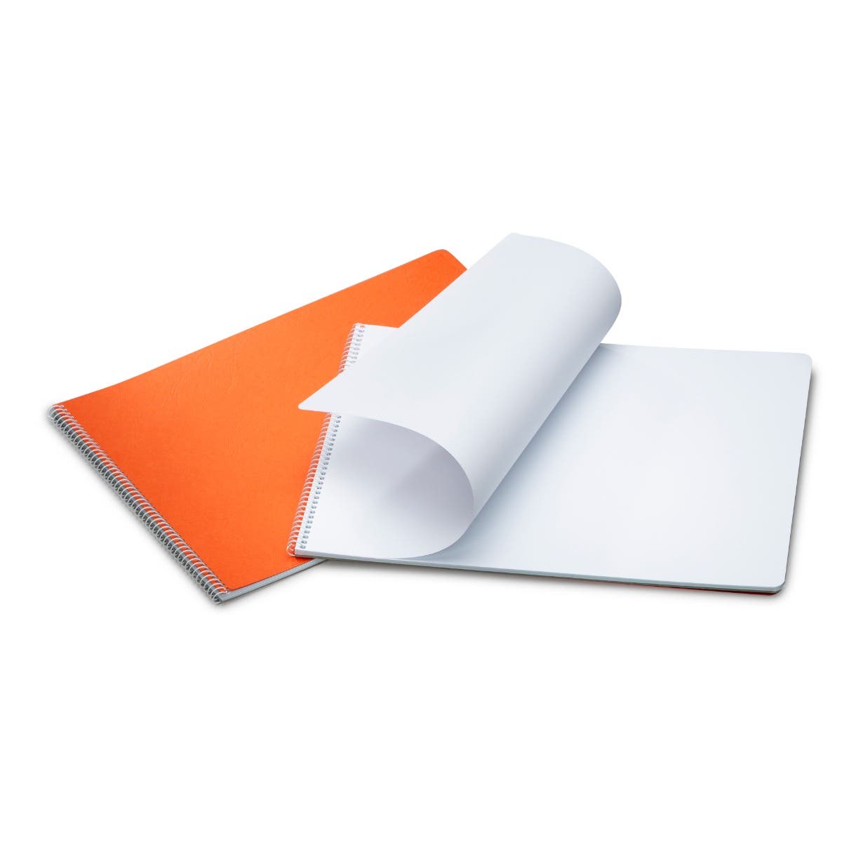 Classic Main Lesson Books 12.6"x9.45" - spiral - landscape - w/onion skin - pack of 10 - Orange image