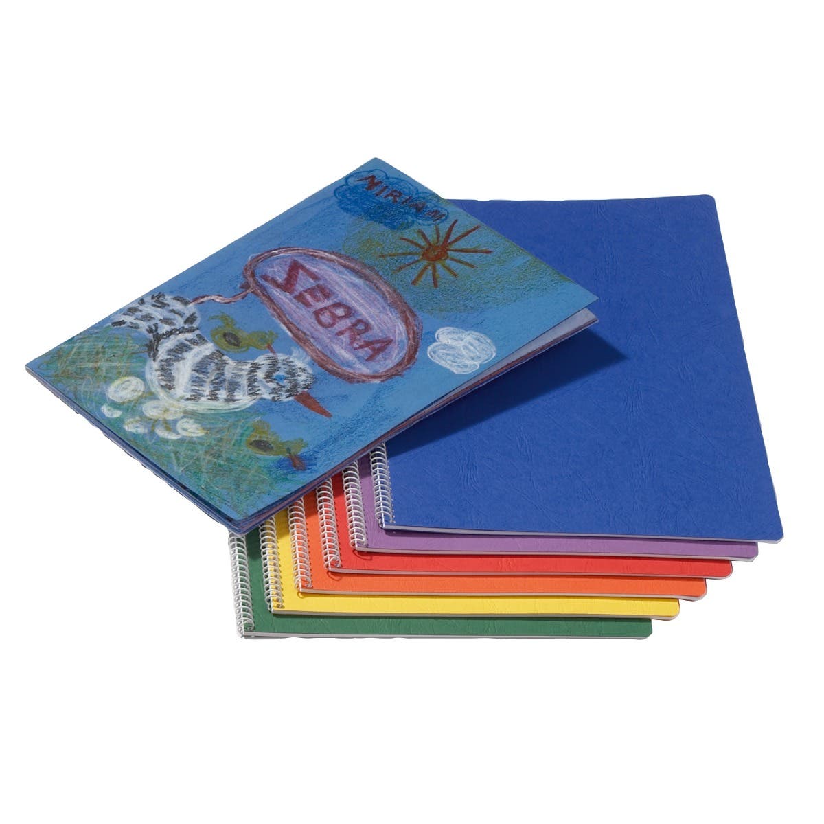 Classic Main Lesson Books 9.45"x12.6" - spiral - portrait - pack of 10 - Green image
