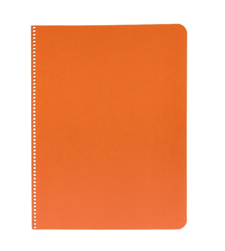 Main Lesson Book Covers 280g punched holes 8.7" x 11.4" - portrait - 30 sheets - Orange image