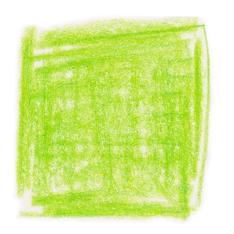 Yorik Triangular Color Pencils - box of 12 - Spring Green image