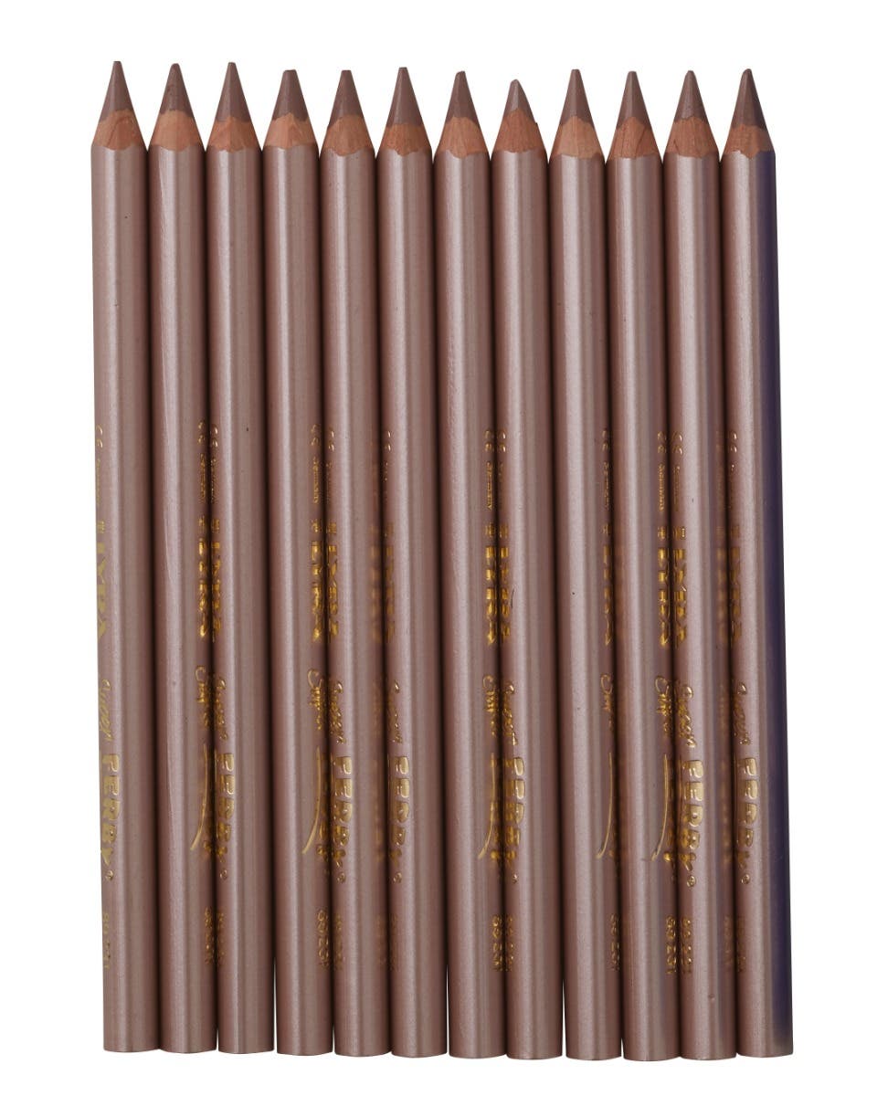 Lyra Super Ferby Triangular Lacquered Pencils - box of 12 - Metallic Brown image