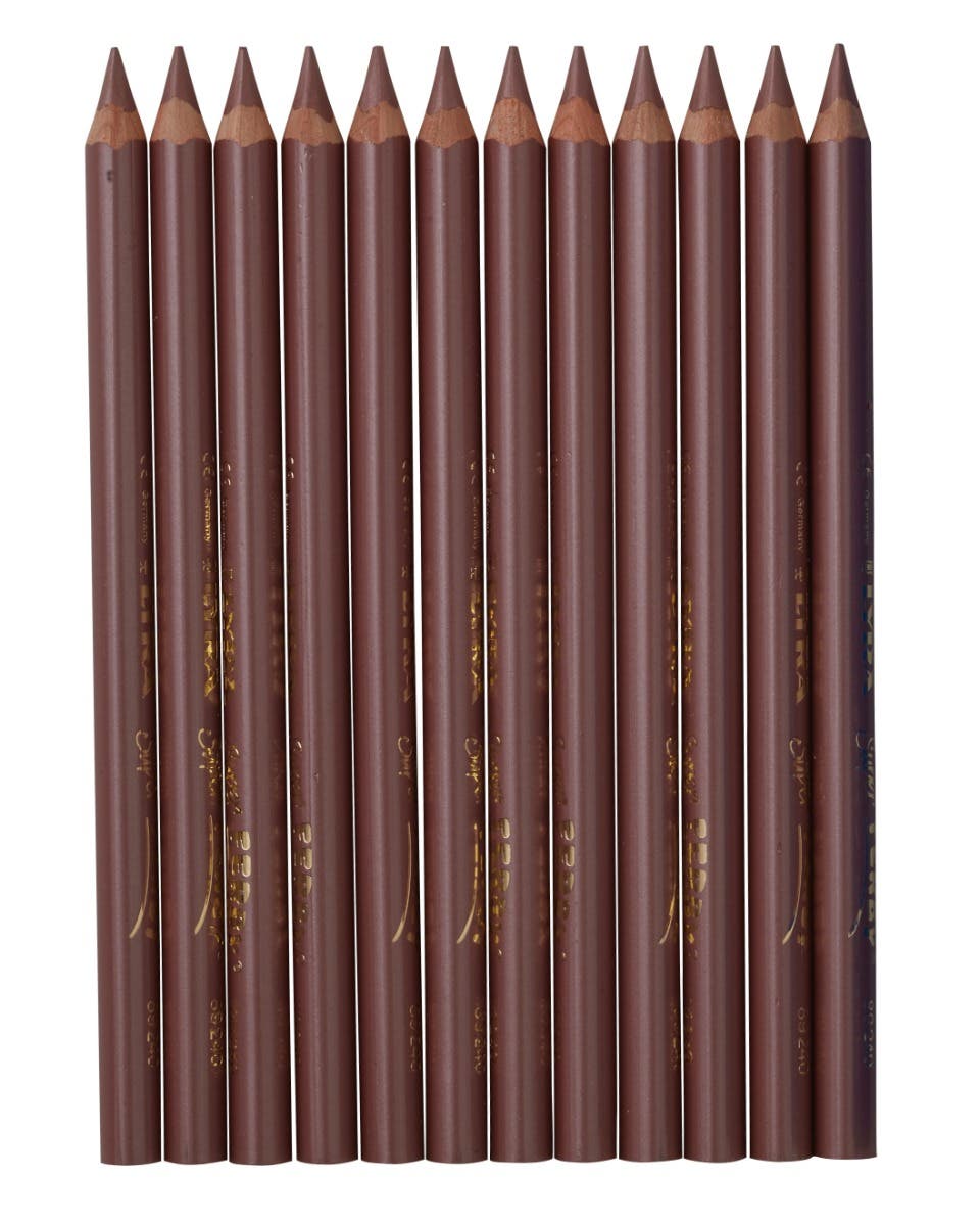 Lyra Super Ferby Triangular Lacquered Pencils - box of 12 - Copper image