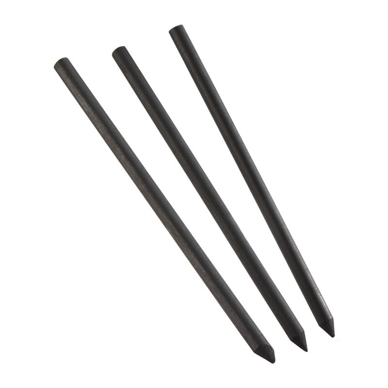 Compressed Charcoal Lead Ø 0.22” - 4B Medium - 6 pieces image