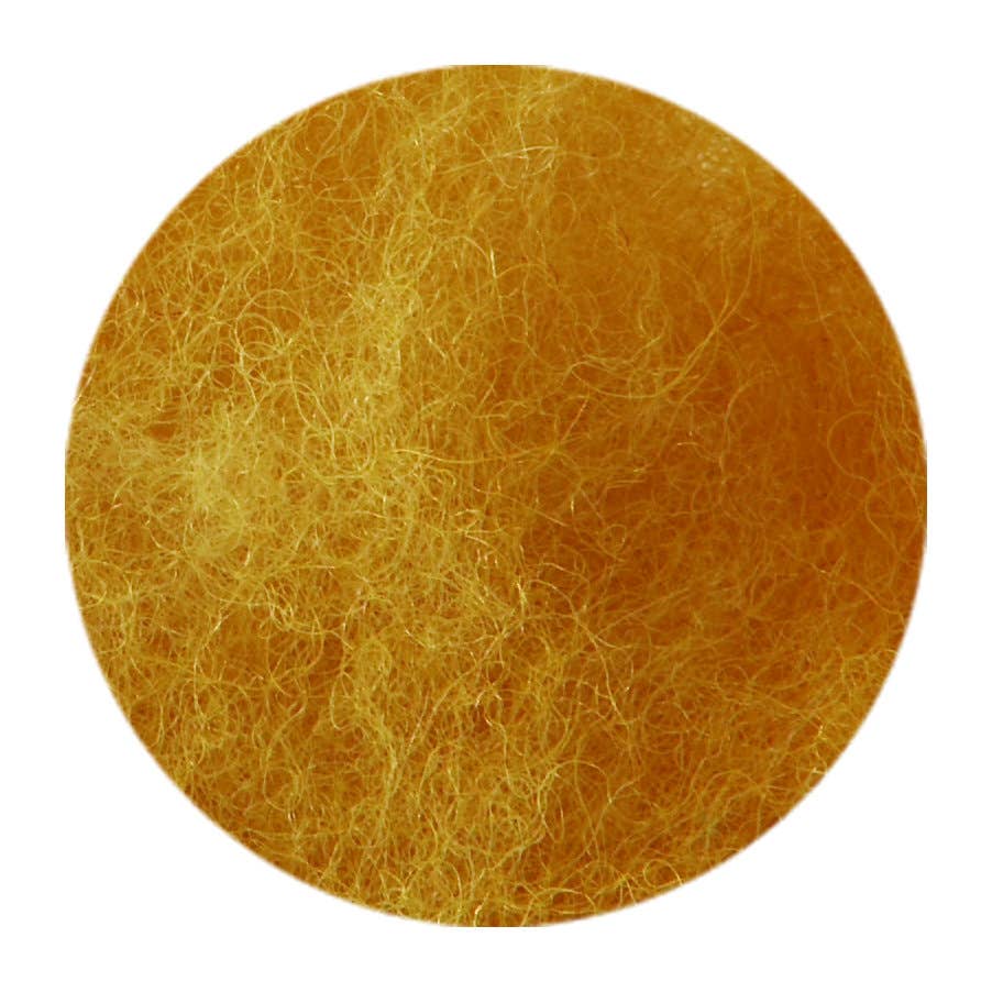 Filges Felting Wool Plant-dyed - 100 g - Gold Yellow image