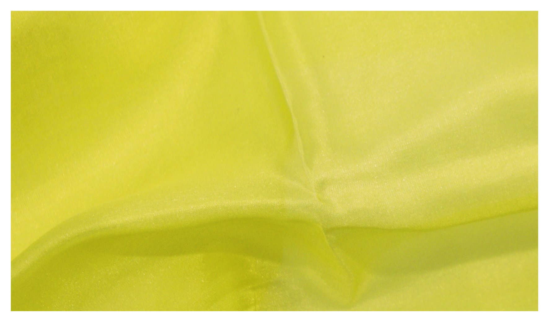 Filges Plant-dyed Hemmed Silk - 1 x 1 yard - Lemon Yellow image