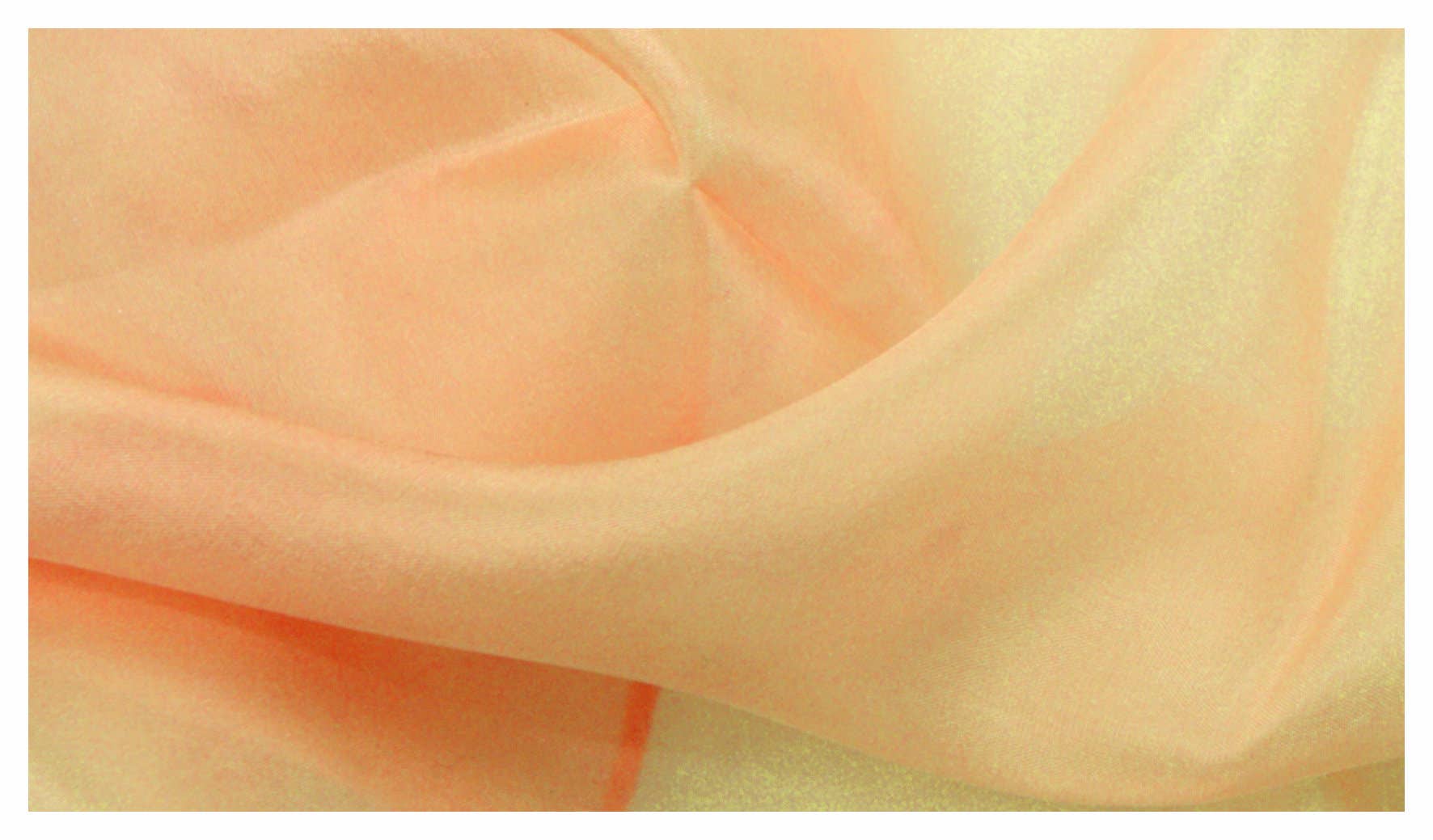 Filges Plant-dyed Hemmed Silk - 1 x 1 yard - Apricot image
