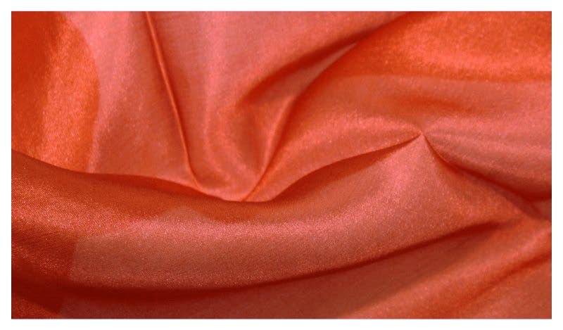 Filges Plant-dyed Hemmed Silk - 1 x 2.2 yards - Autumn Orange image