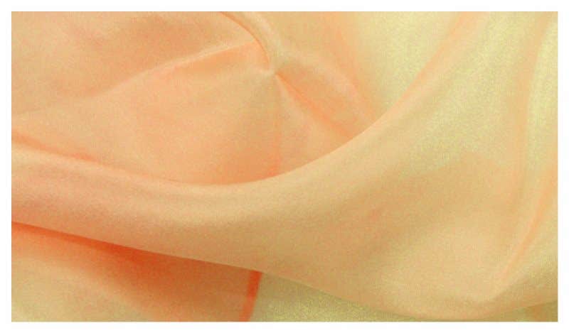 Filges Plant-dyed Hemmed Silk - 1 x 2.2 yards - Apricot image