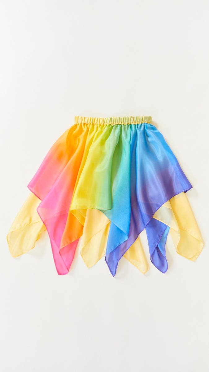 Sarah's Silks Reversible Fairy Skirt - Rainbow  image