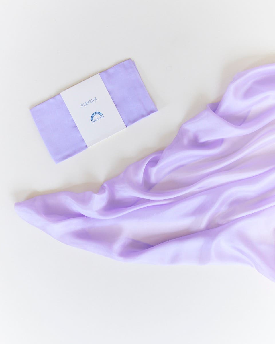 Sarah's Silks Classic Playsilk 35"x35"- Lavender  image
