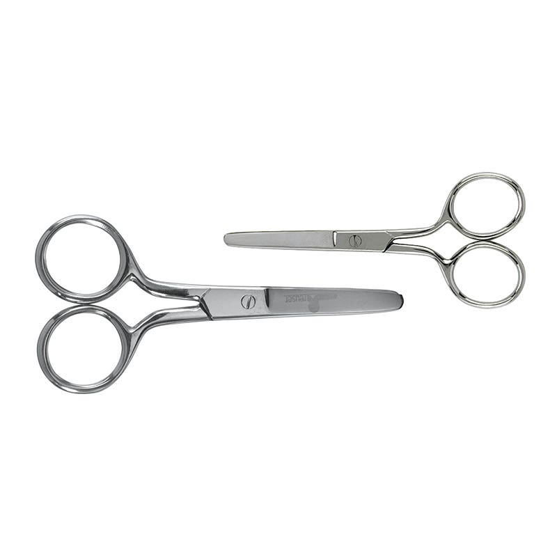 Metal Round Tip Kindergarten Scissors 4" - left-handed image