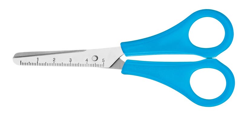 Scissors Child/Kid Right-handed 13cm Blunt Tip Plastic Handle image