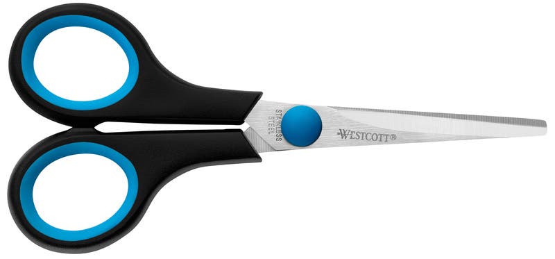 School Scissors - soft grip - 5.5" - left handed image