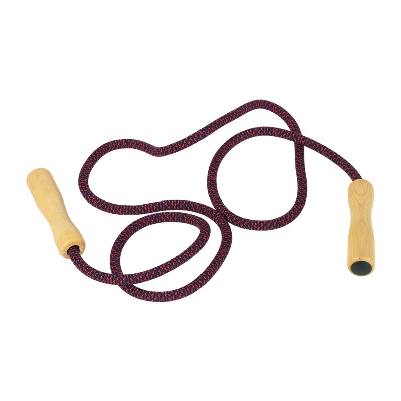 Skipping Rope Wooden Handles Child's Height 45"-53" image