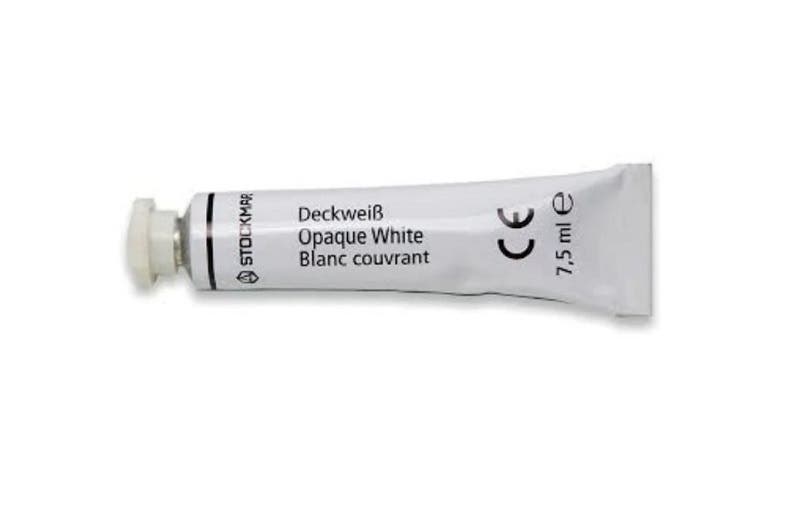 Stockmar Opaque Colours - Replacement - 1 Tube - White Opaque image