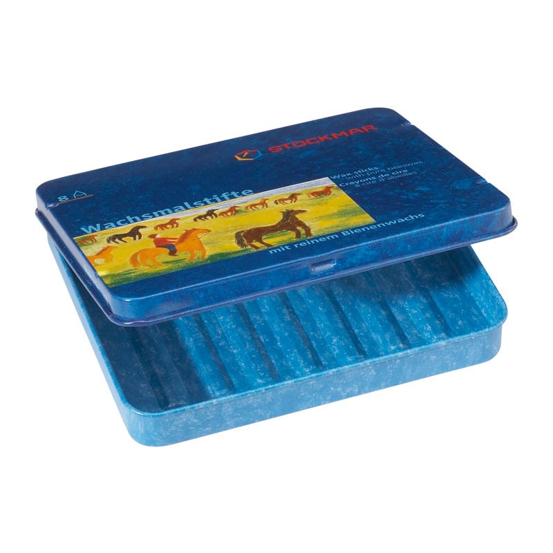 Stockmar Empty Tin for 8 Sticks Crayons image