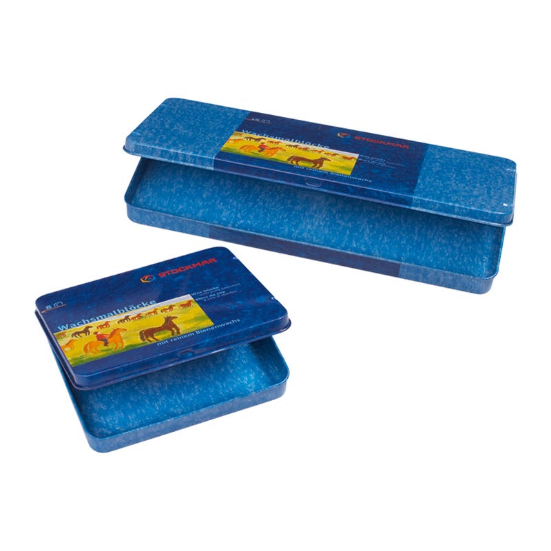 Stockmar Empty Tin for 8 Block Crayons image