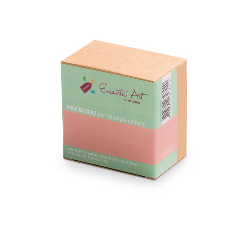 Encaustic Art Wax Blocks - 10 pieces - Pink image