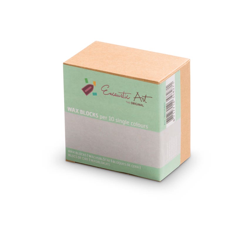 Encaustic Art Wax Blocks - 10 pieces - Transparent image