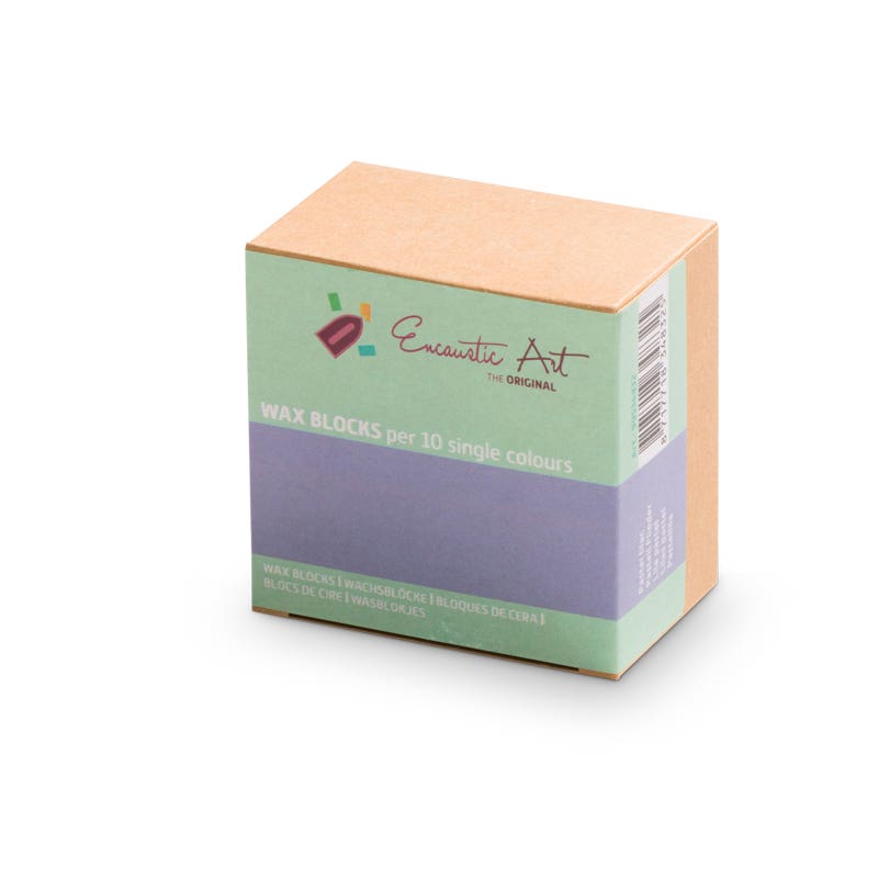 Encaustic Art Wax Blocks - 10 pieces - Pastel lilac image