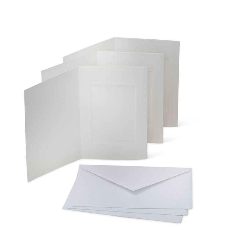 Encaustic Art Passepartout cards 4.3"x7.1" - rectangle image