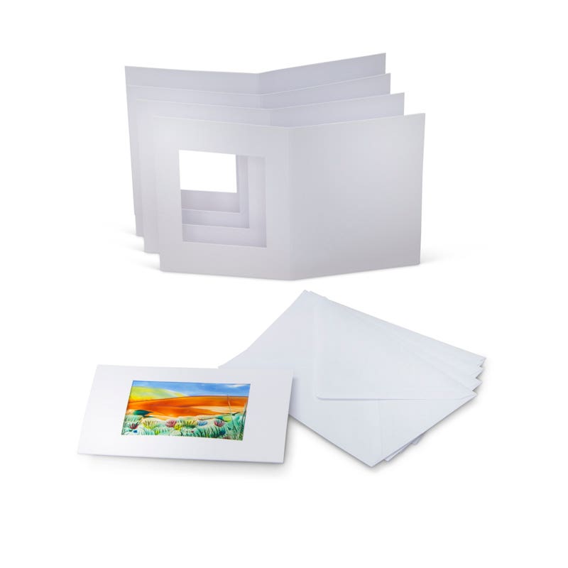 Encaustic Art Passepartout cards A6 - rectangle image
