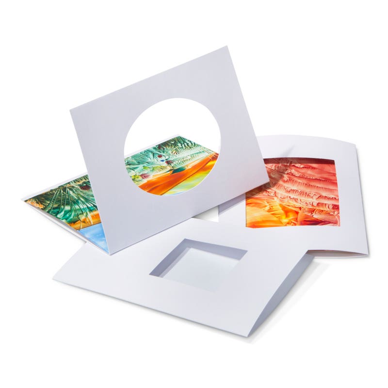 Encaustic Art Passepartout cards A6 - assortment image