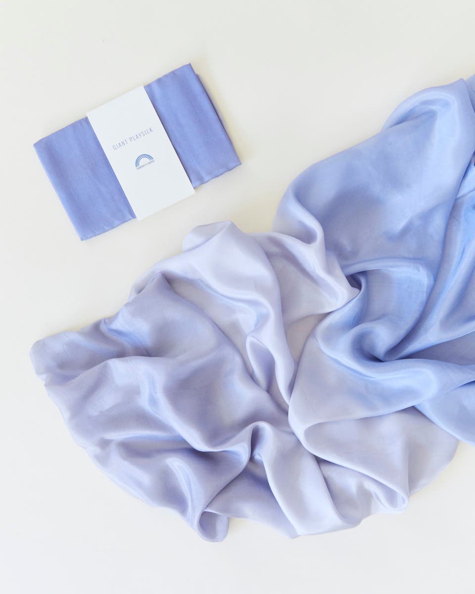Sarah’s Silks Playsilks 70 x 35 inches - stone image