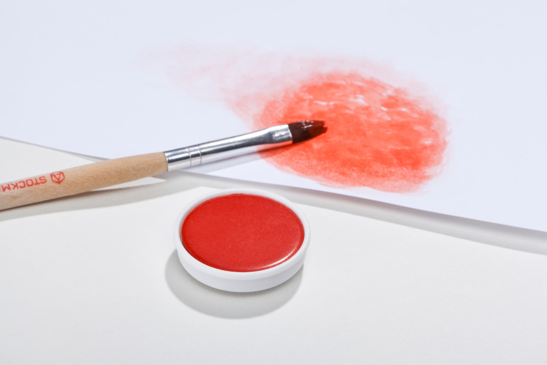 Stockmar Opaque Colours - Replacement Color - 10 pack - Vermilion image