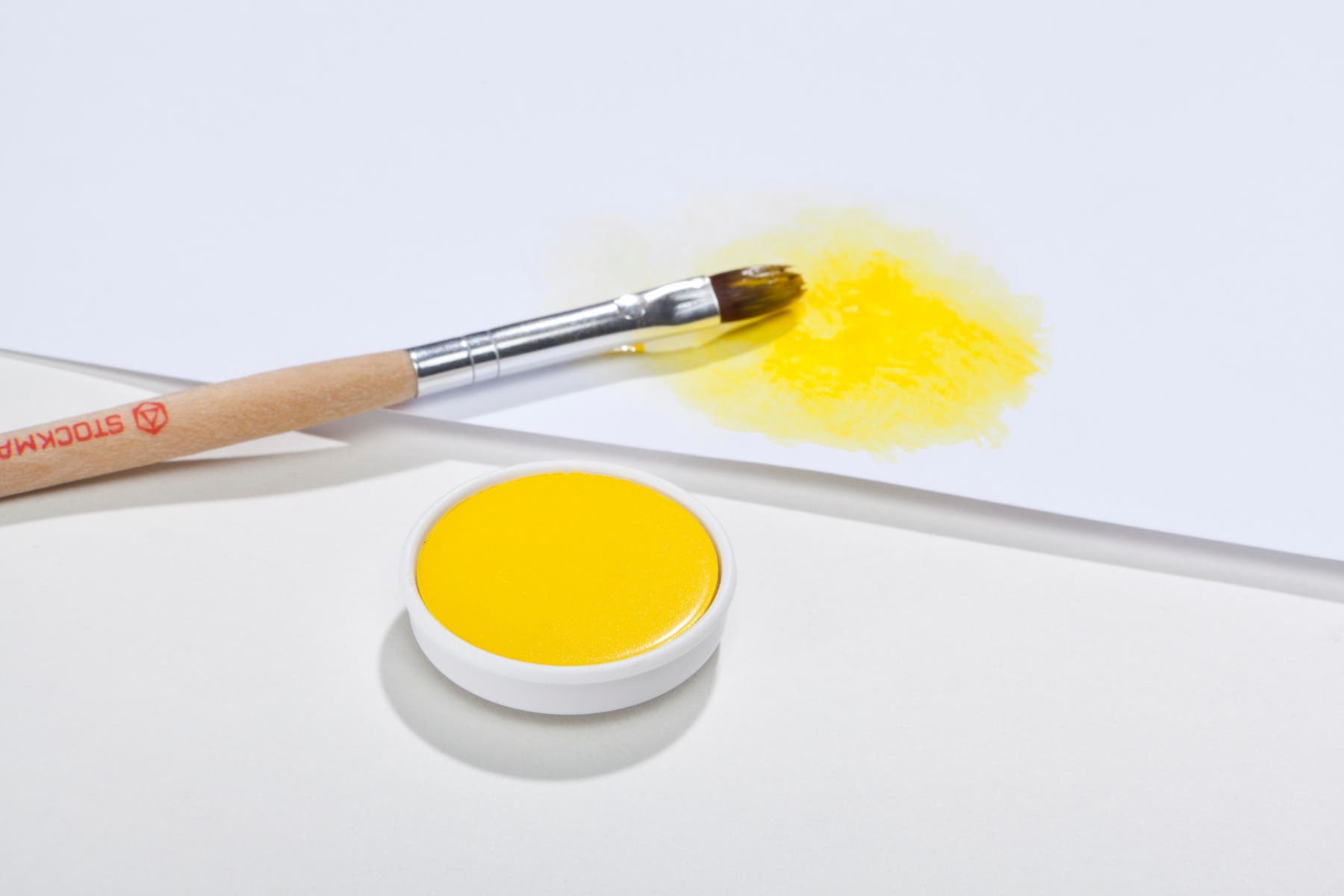 Stockmar Opaque Colours - Replacement Color - 10 pack - Lemon Yellow image