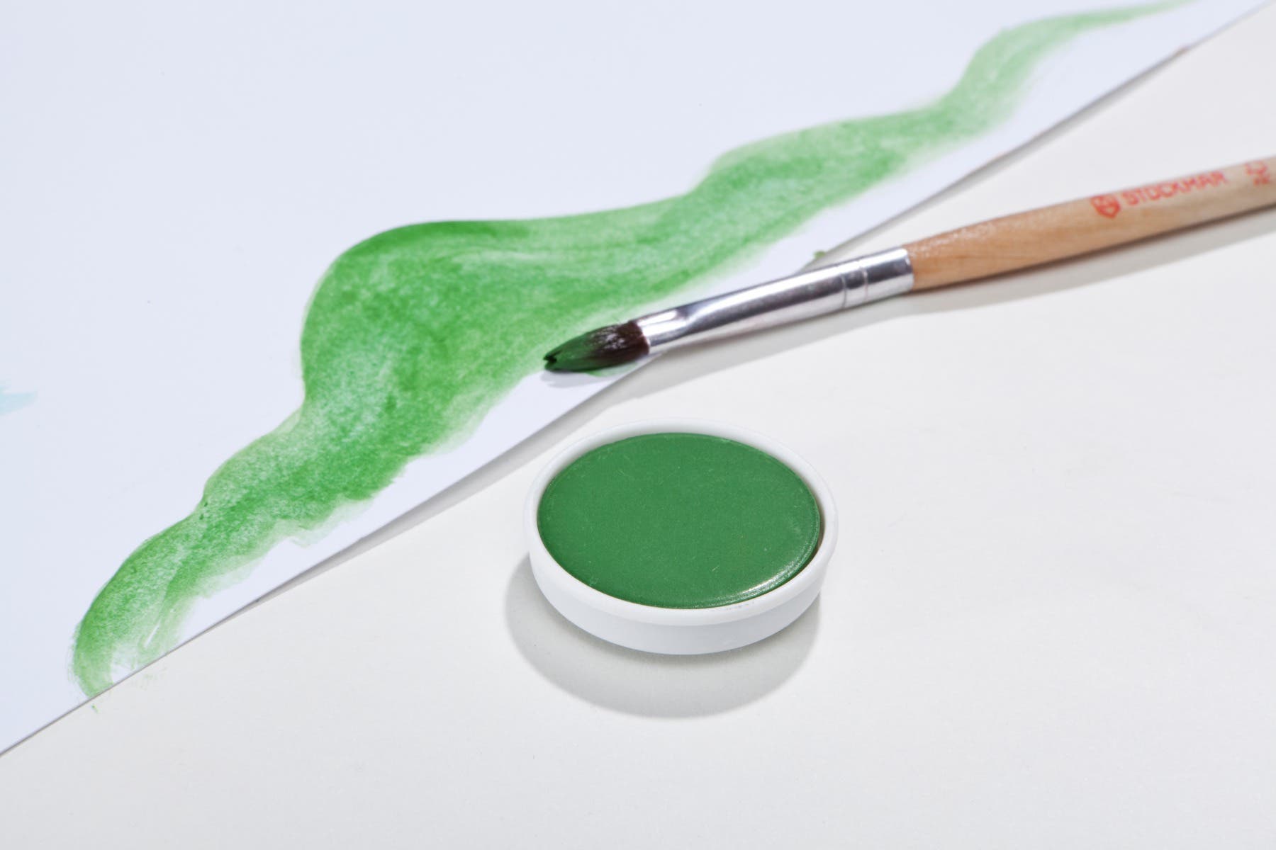 Stockmar Opaque Colours - Replacement Color - 10 pack - Leaf Green image