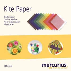 Retail Kite Paper 6"x6" - 100 sheet block - 11 Standard Colors