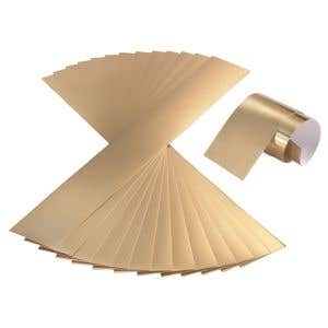 Crown Paper Strips 4"x25" - 24 strips- 280 g heavy weight - Gold