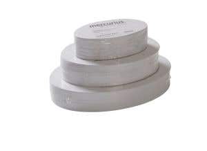 Oval Folding Paper 120 g - White - 250 sheets 