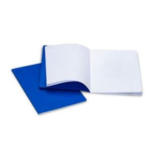 Composition Books 8.3"x11.7" - small square graph paper- pack of 10 - Blue