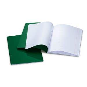 Composition Books 8.3"x11.7" - college ruled - pack of 10 - Green