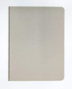 Main Lesson Books Back Covers 80pt 8.7"x 11.4"- greyboard - portrait - punched holes - 30 sheets