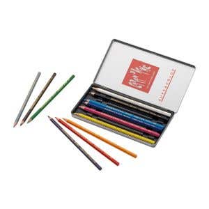 Caran d'Ache Pencils Supracolor Watercolor - Tin Case - 12 assorted colors