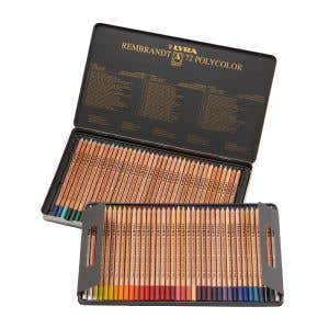 Lyra Pencils Rembrandt Polycolor - Tin Case - 72 assorted colors