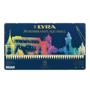 Lyra Pencils Rembrandt Aquarell - Tin Case - 36 assorted colors