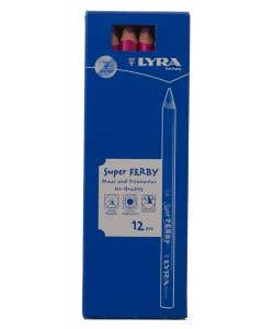 Lyra Super Ferby Triangular Lacquered Pencils - box of 12 - single color