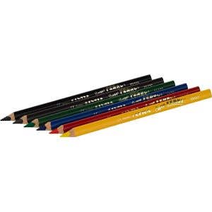 Lyra Super Ferby Lacquered Triangular Pencils - 6 standard assorted colors