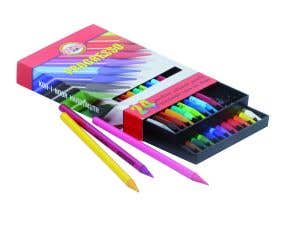 Progresso Lacquered Woodless Colored Pencils Box - 24 assorted colors